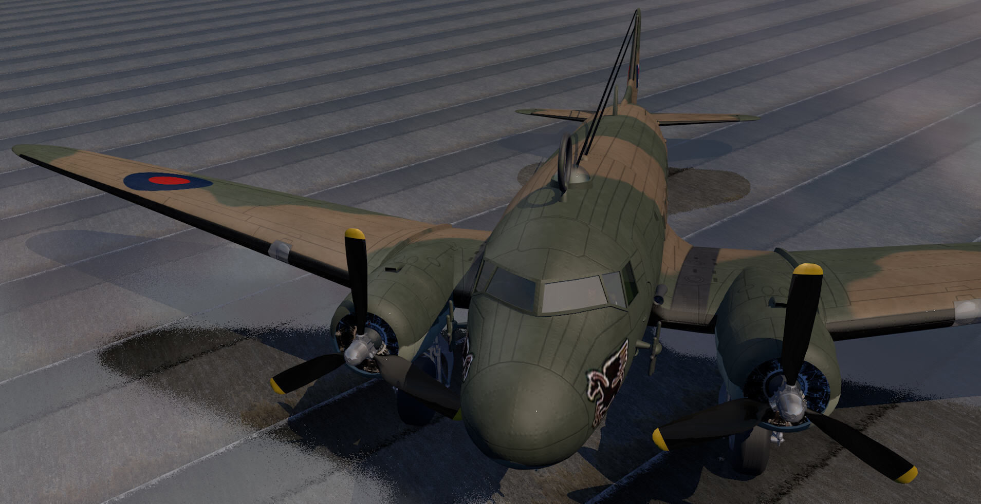 Douglas C-47 Dakota or Skytrain 3D model_6