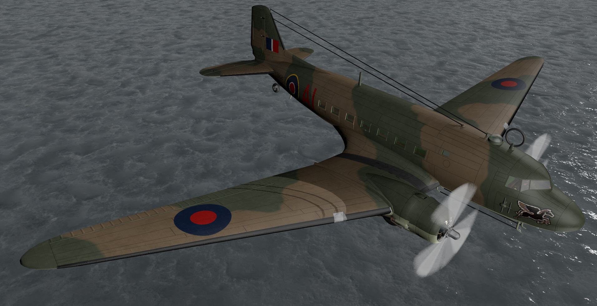 Douglas C-47 Dakota or Skytrain 3D model_9