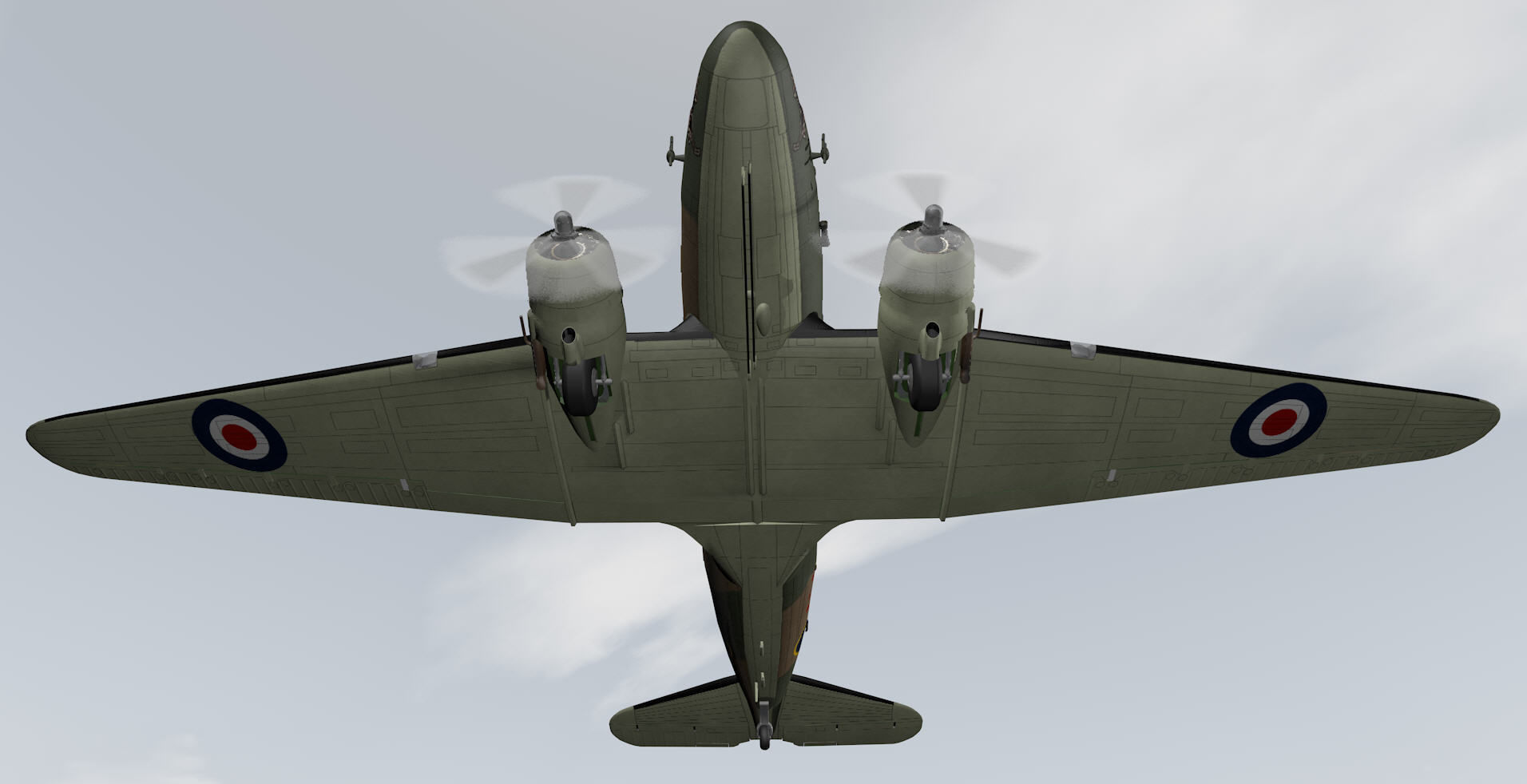 Douglas C-47 Dakota or Skytrain 3D model_10