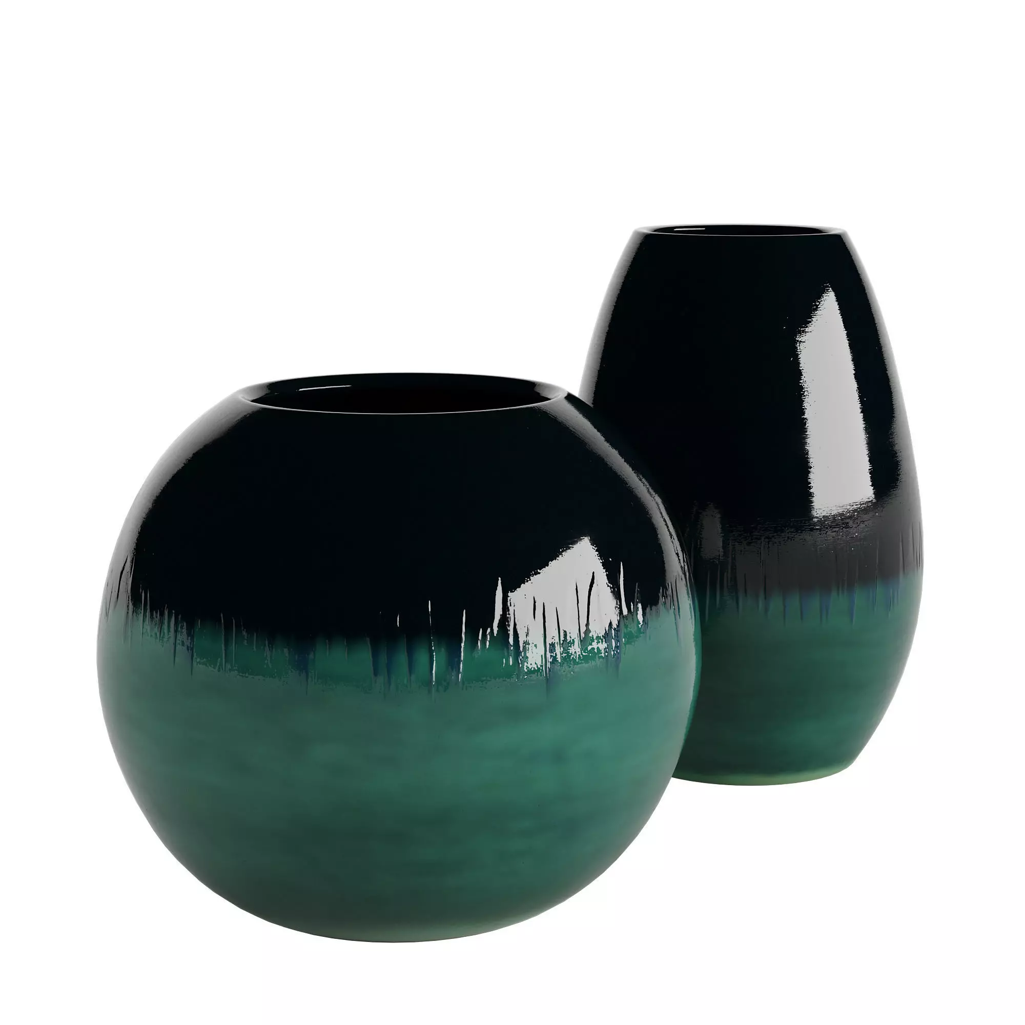 Emerald Eclipse Collection Vase 3D model