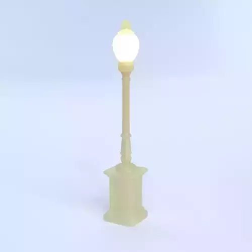 Illuminated street lamp for architecture-props 3D print model
