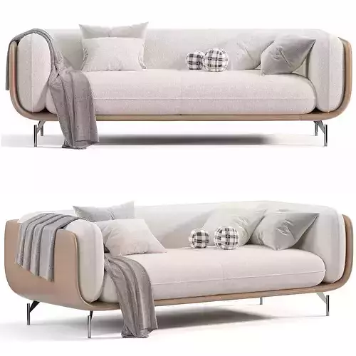 CASSANDRA Sofa By NicolaQuinto Italia Low-poly 3D model 3