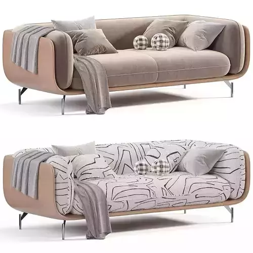 CASSANDRA Sofa By NicolaQuinto Italia Low-poly 3D model 2