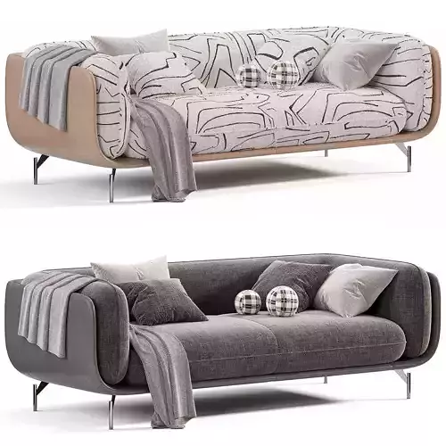 CASSANDRA Sofa By NicolaQuinto Italia Low-poly 3D model 4