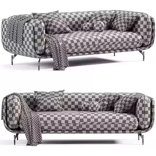CASSANDRA Sofa By NicolaQuinto Italia Low-poly 3D model 6
