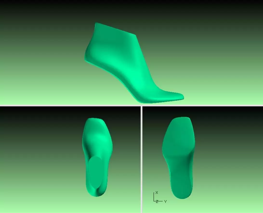 Women High Heel Open Toe Sandal Slipper Shoe Last 3D Digital STL 3D print model