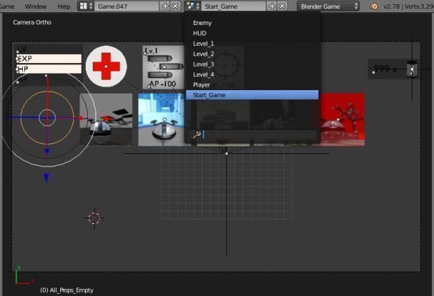 BGE SoS - Game Prototype Free low-poly 3D model_5