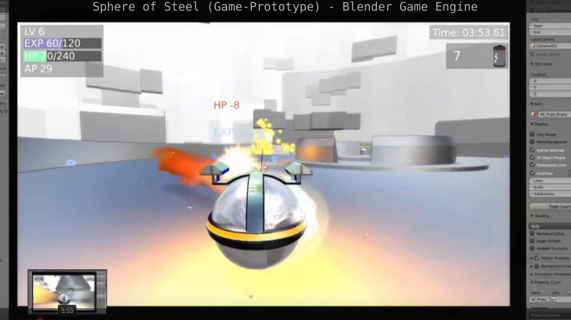 BGE SoS - Game Prototype Free low-poly 3D model_35