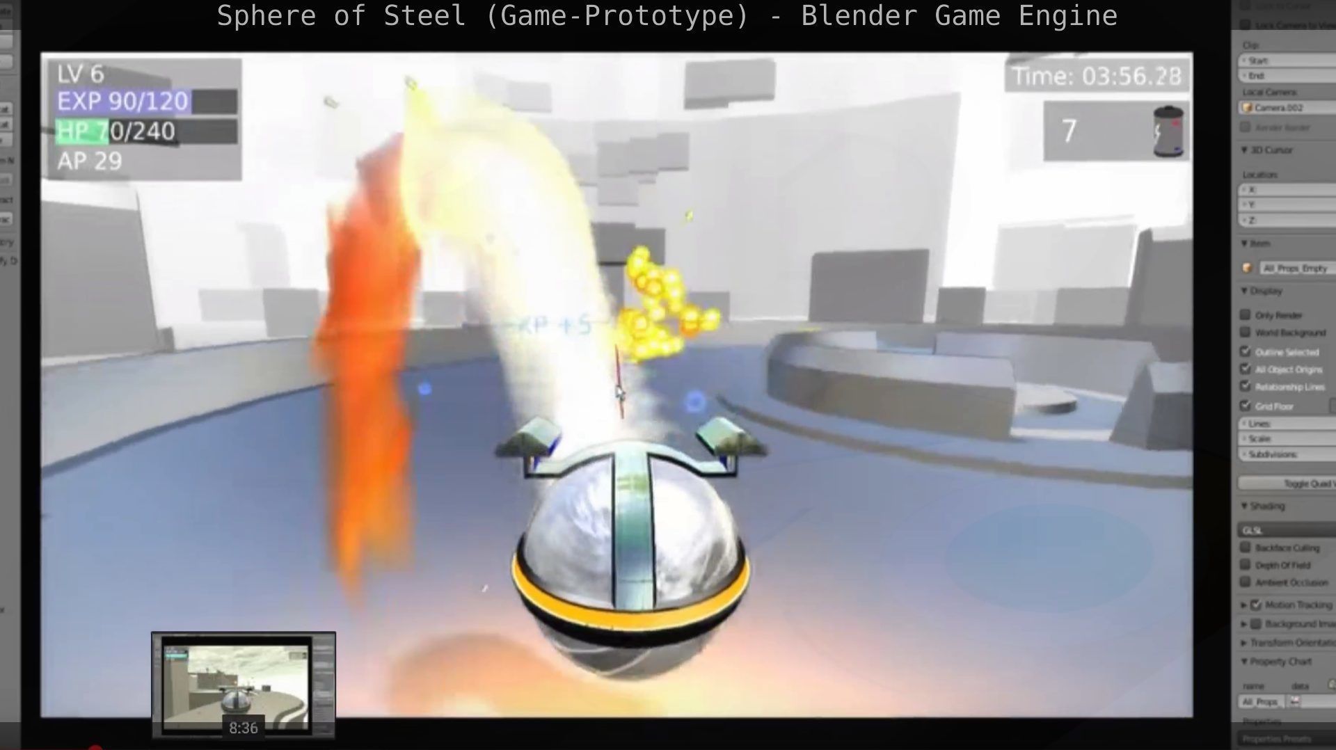 BGE SoS - Game Prototype Free low-poly 3D model_19