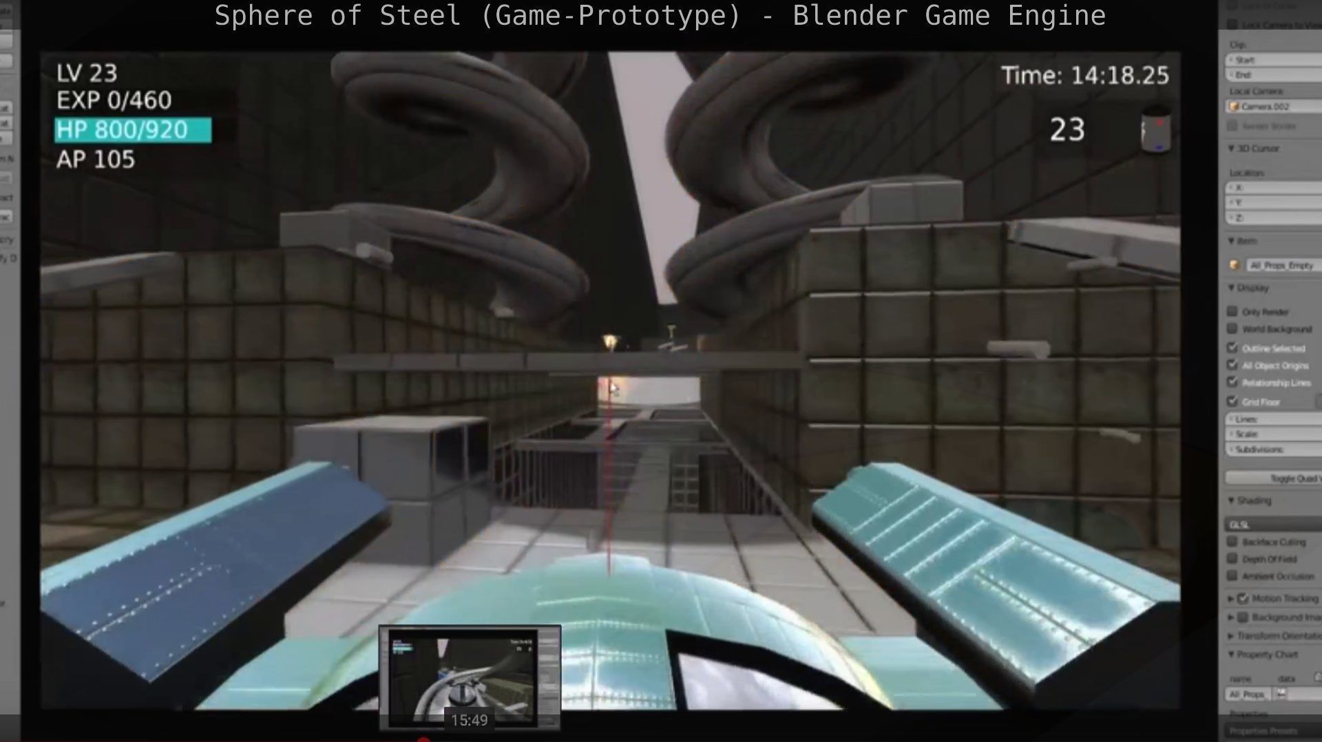 BGE SoS - Game Prototype Free low-poly 3D model_44