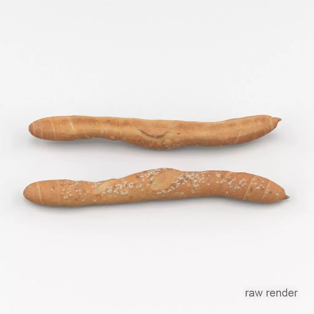 Salt Breadroll 3D model_0