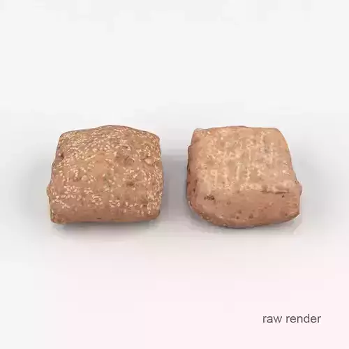 Corn Breadroll Free 3D model