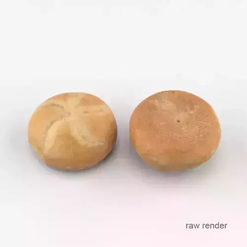 Bun Breadroll 3D model