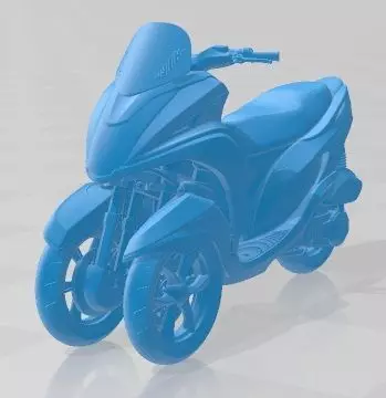 Yamaha Tricity 2015 Printable Motorbike 3D print model