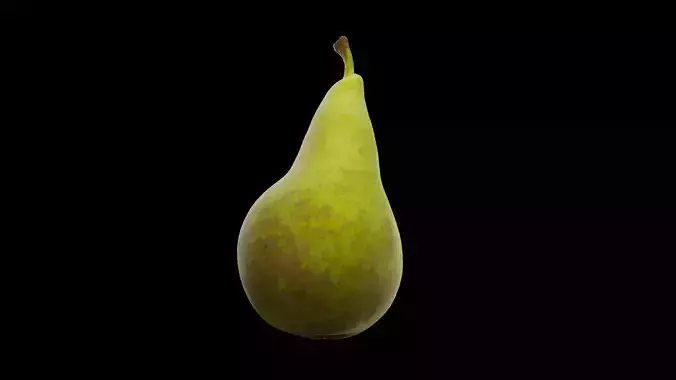 Green Pear Fruits 3D model