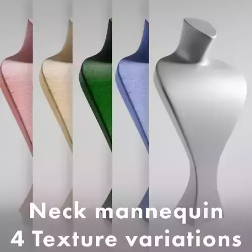 Luxury Jewelry Display Neck mannequin 