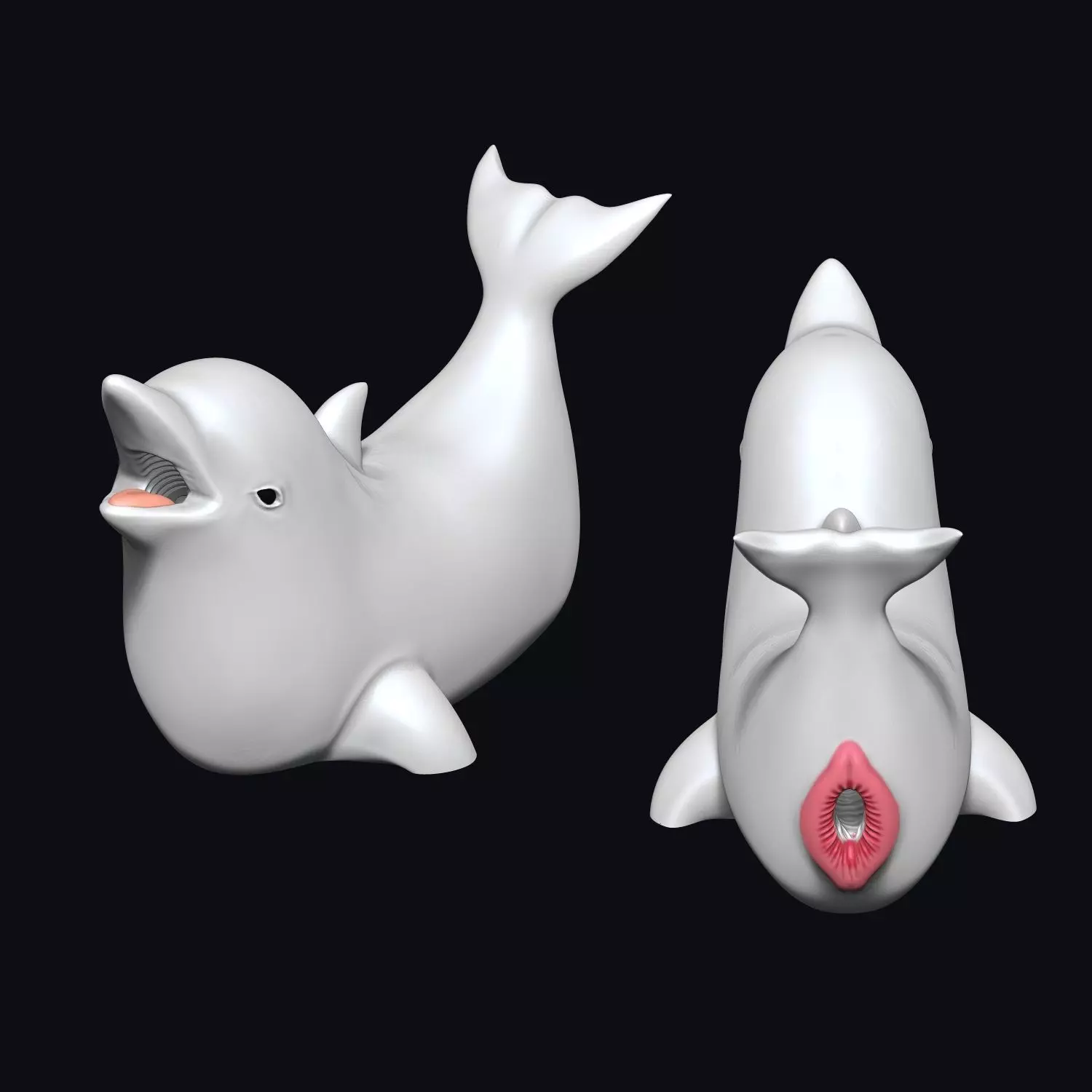 Masturbator Dolphin with molds 3D print model