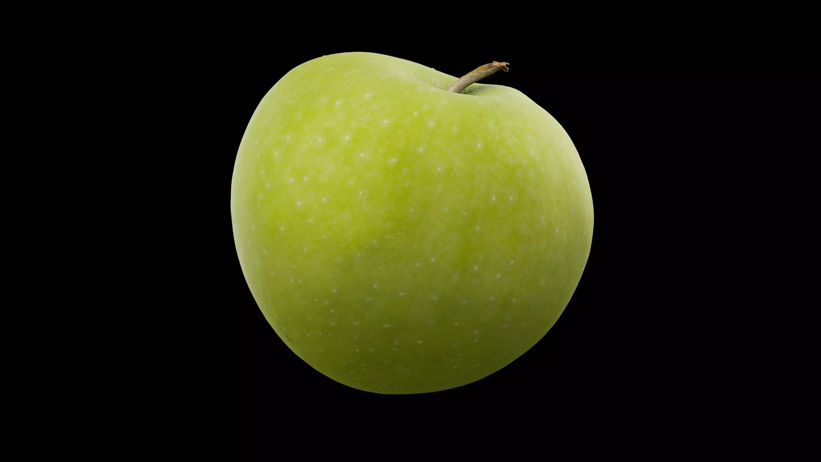 Green Apple Fruit 3D model