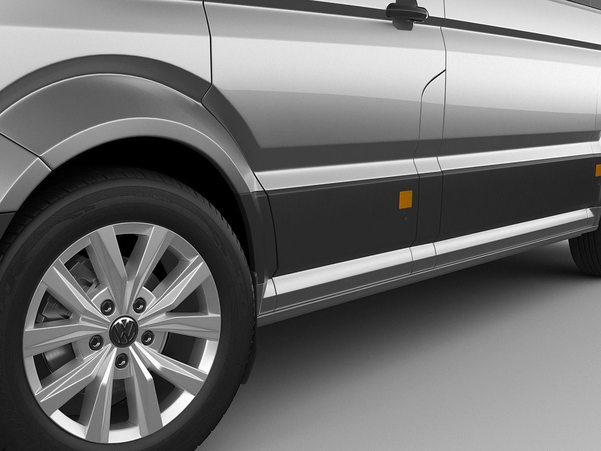 VW Crafter II 2017 L1H2 Bus 3D model_9