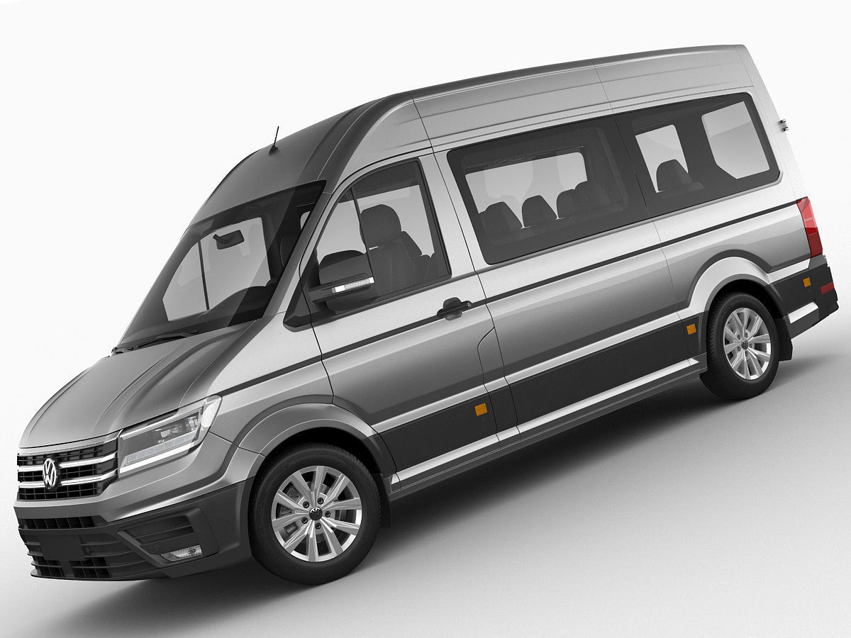VW Crafter II 2017 L1H2 Bus 3D model_7