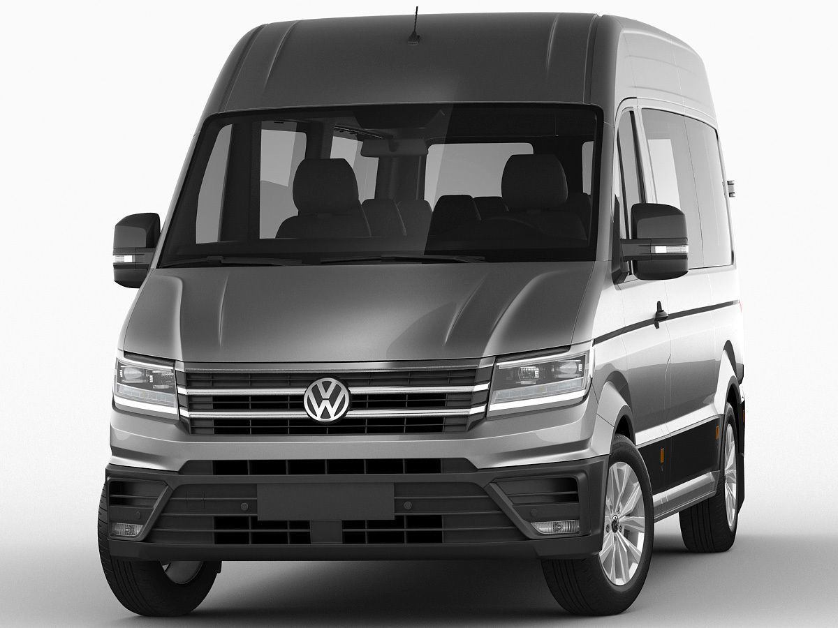 VW Crafter II 2017 L1H2 Bus 3D model_11