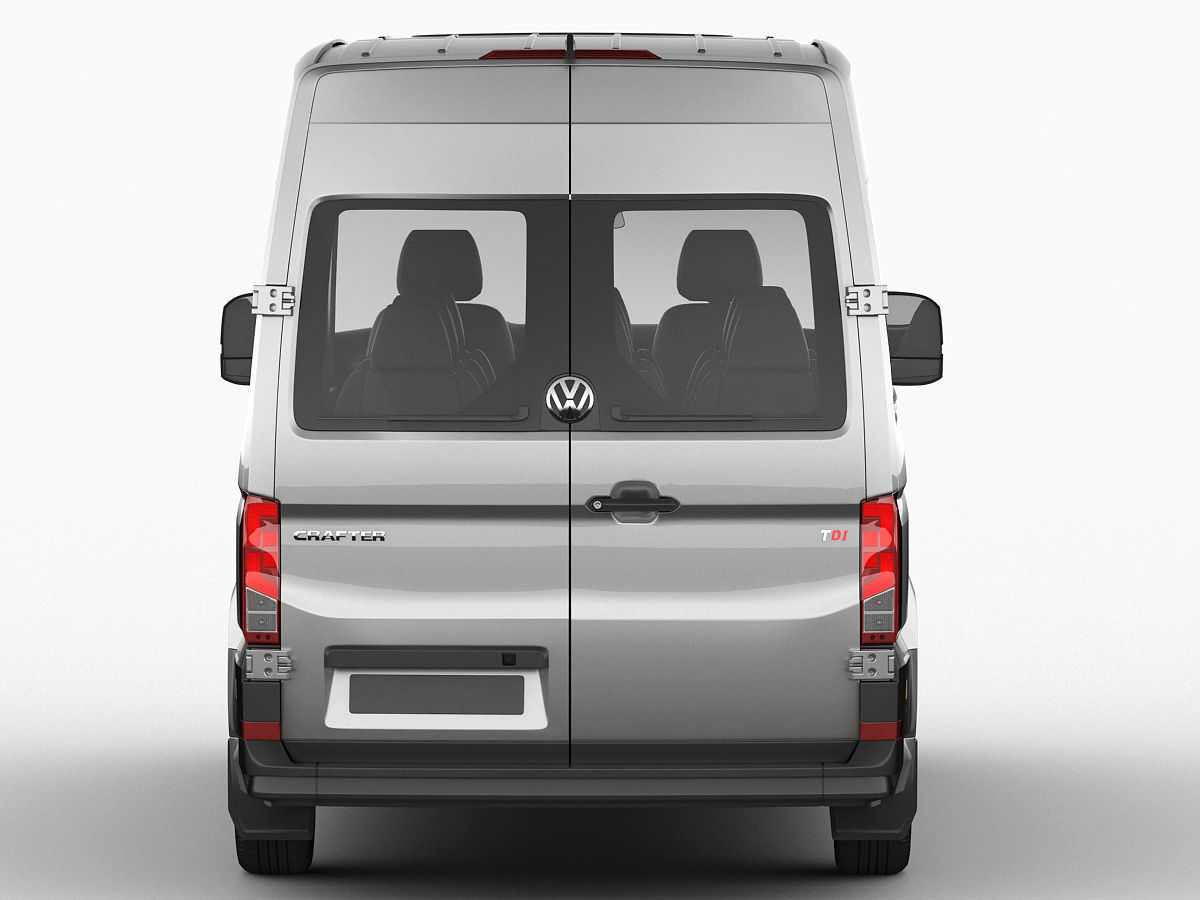 VW Crafter II 2017 L1H2 Bus 3D model_10