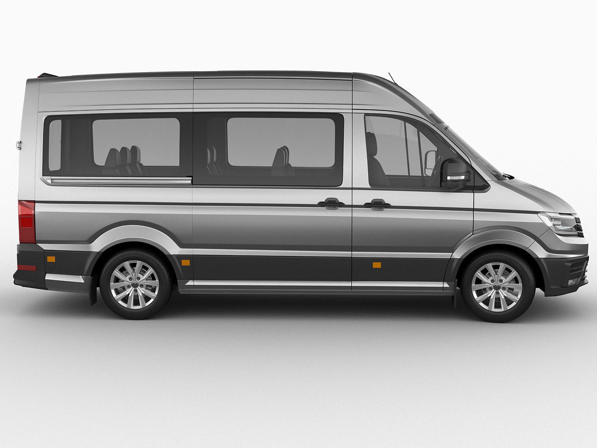 VW Crafter II 2017 L1H2 Bus 3D model_2