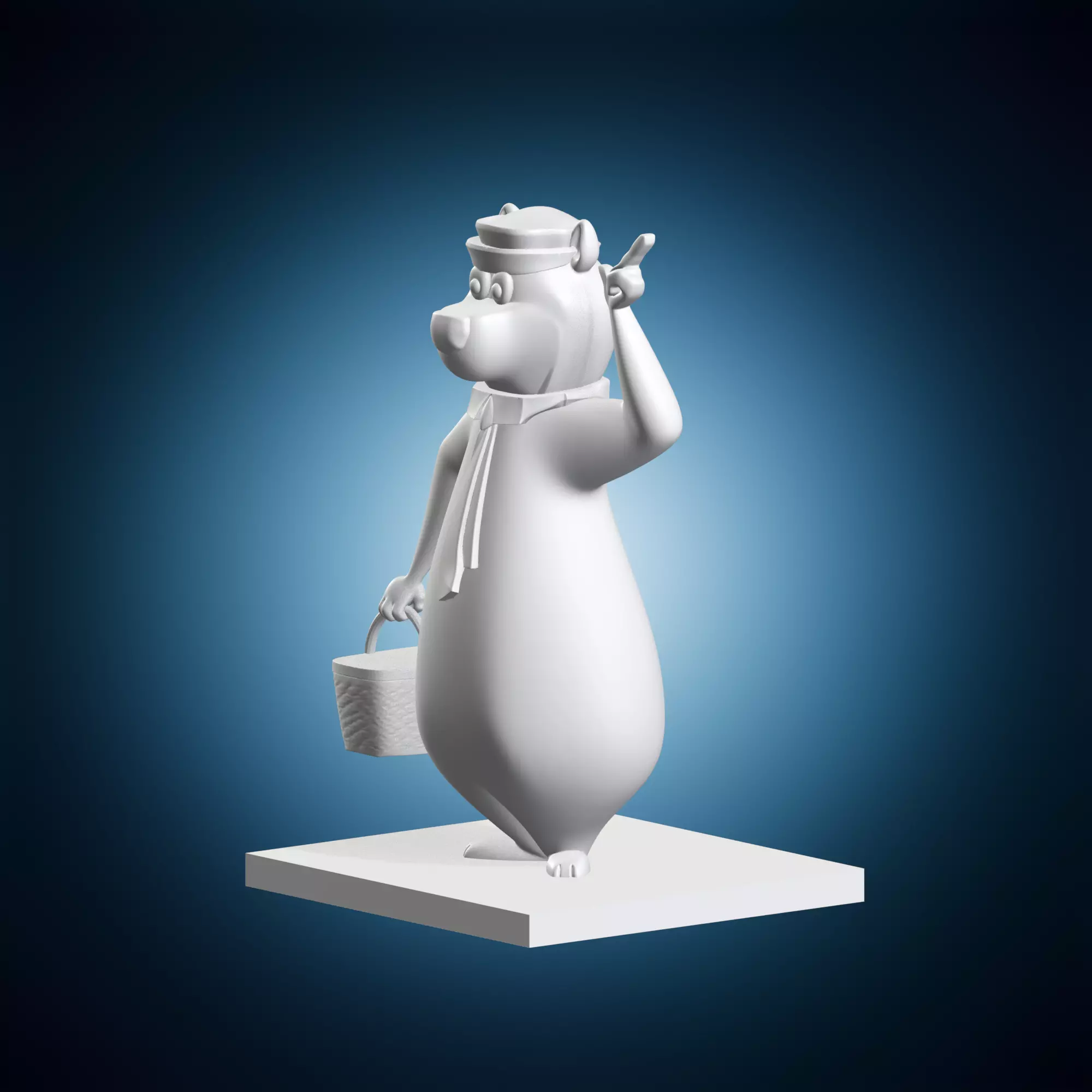 Yogi Bear Miniature 3D print model