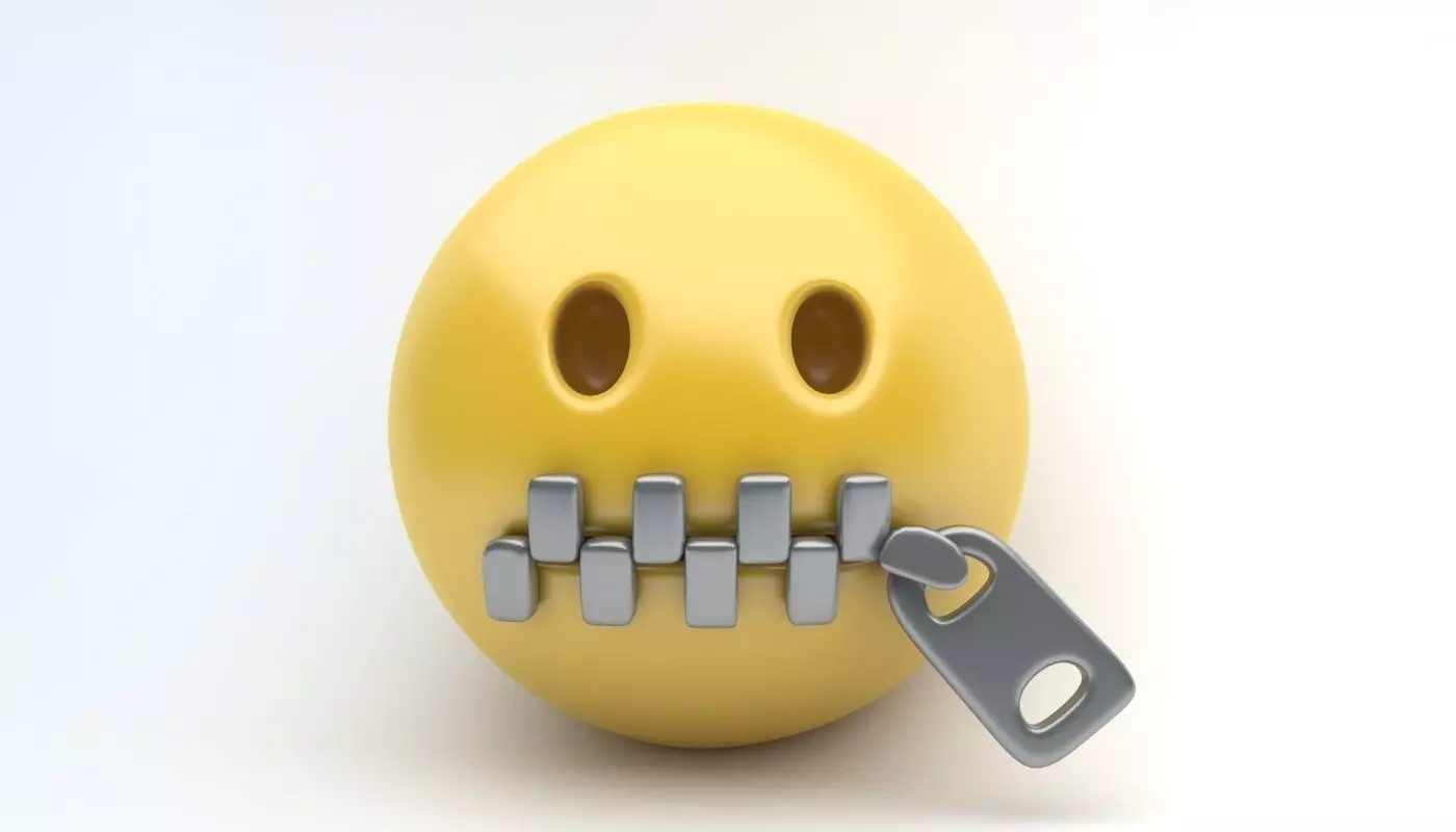 EMOJI close mouth 3D model