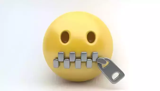 EMOJI close mouth