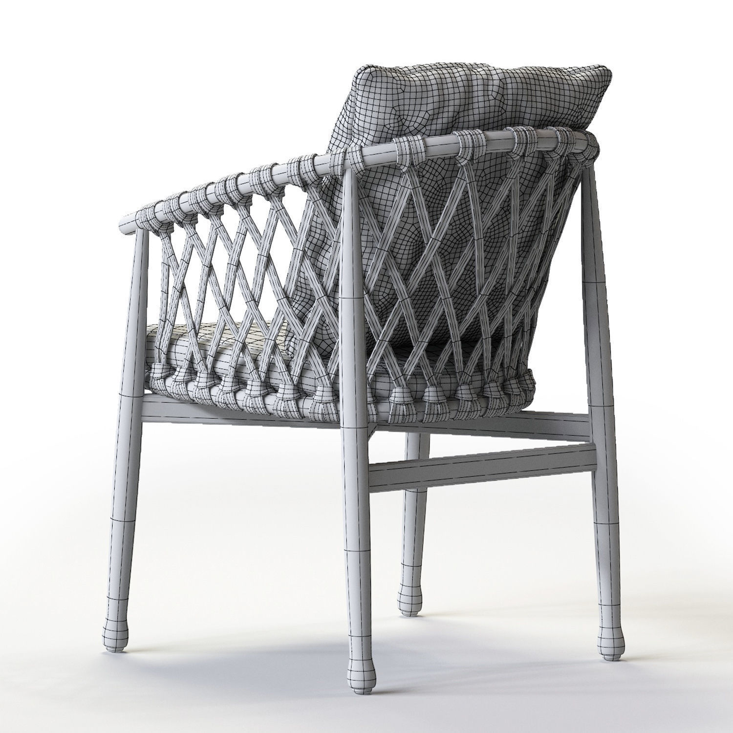 BB Italia GINESTRA Rectangular Table 3D model_2