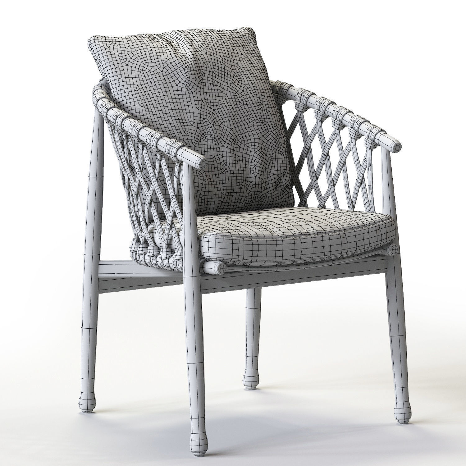 BB Italia GINESTRA Rectangular Table 3D model_1