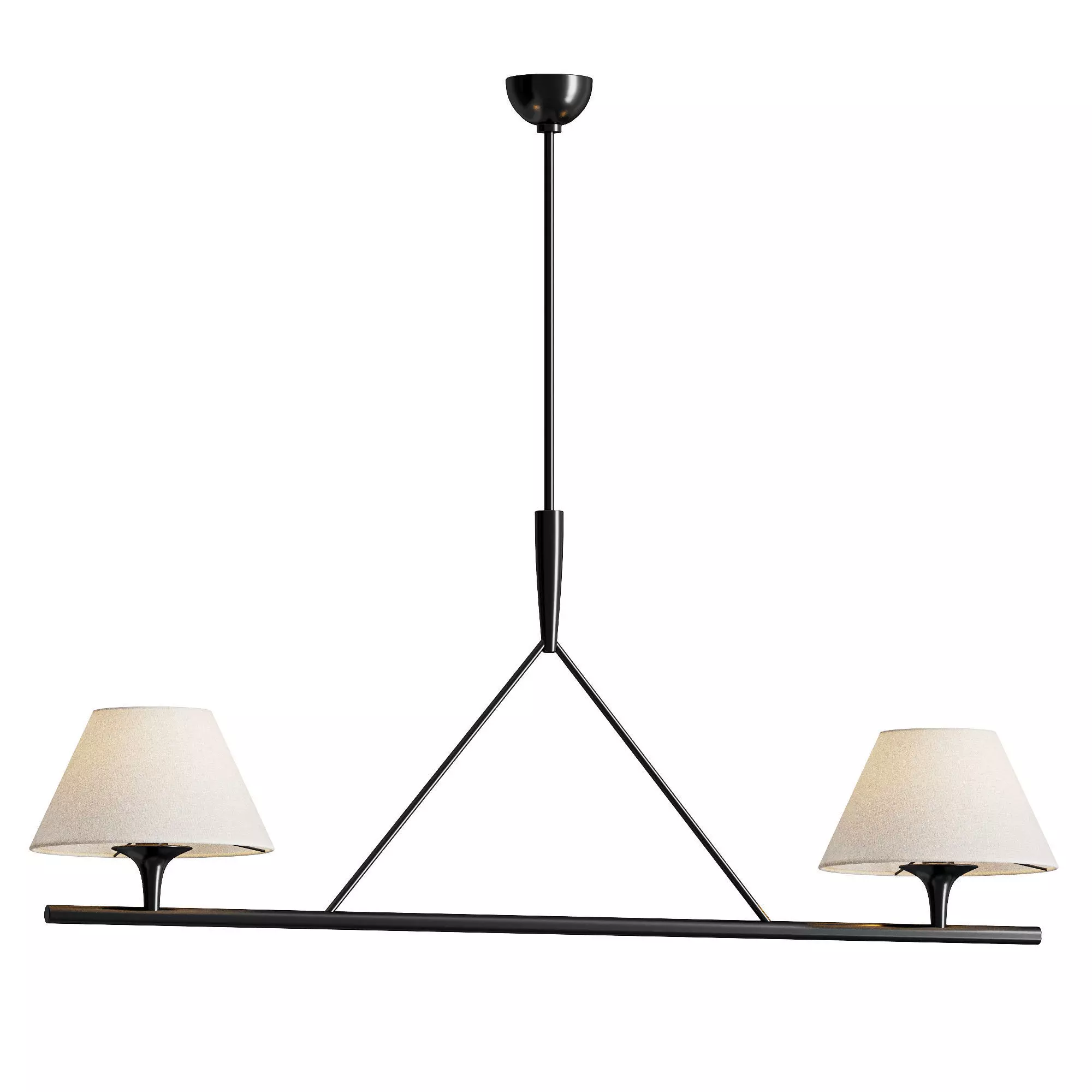 Cesta Large Linear Chandelier 3D model
