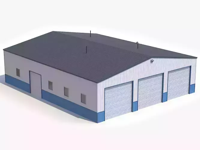 Industrial Building 55 Blue