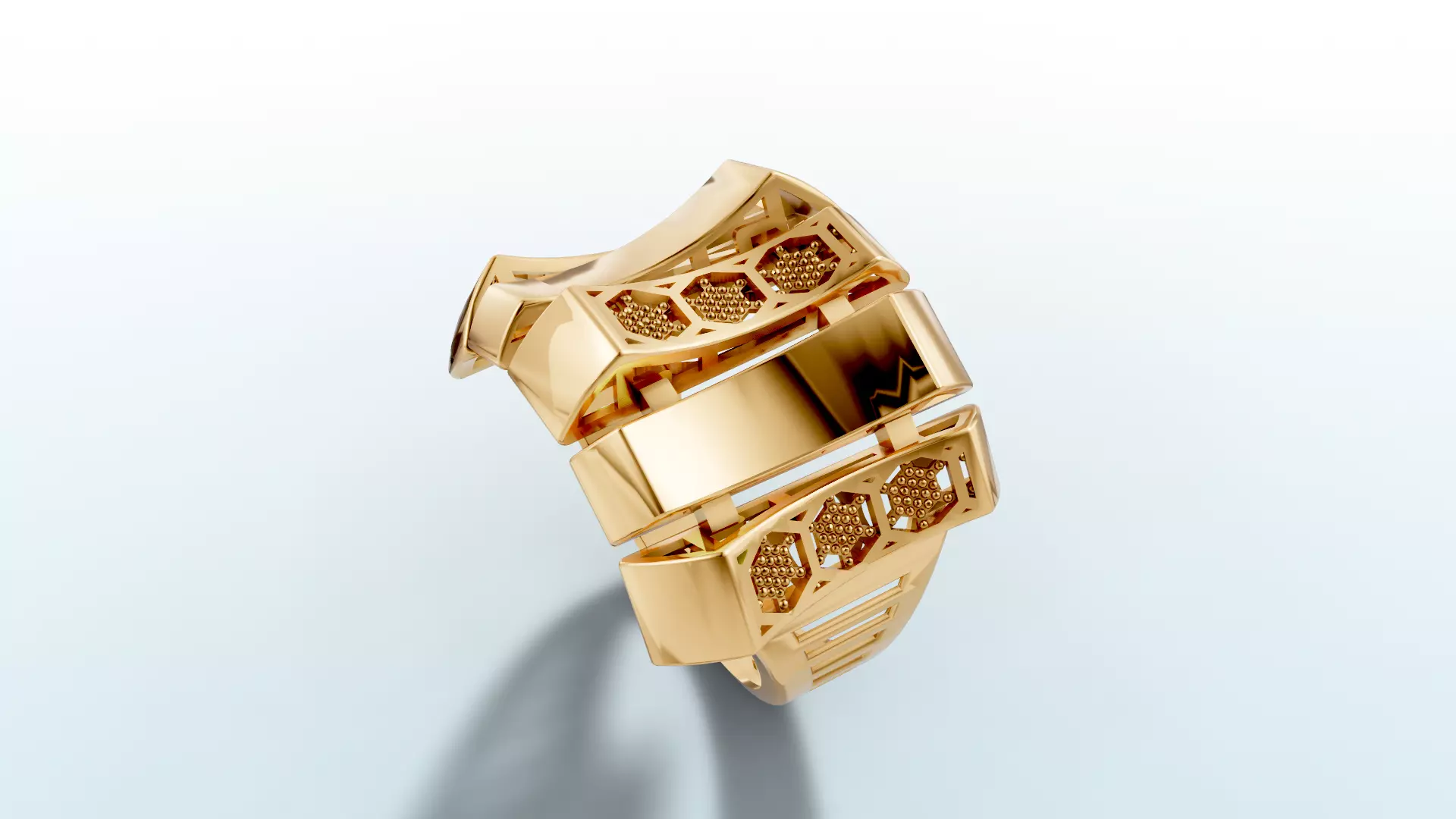 Fusion Turkish Ring 1 Free 3D print model