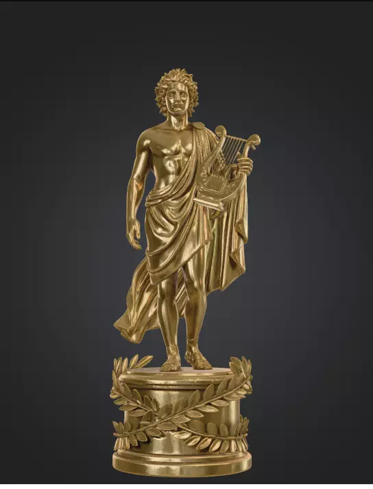 Apollo Golden Statue Texture