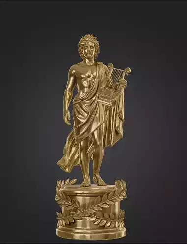 Apollo Golden Statue 