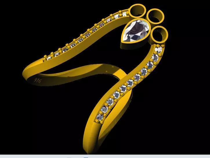 vanki ring 3dm file 3D print model