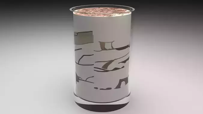 Tiramisu Mousse 3D model 5