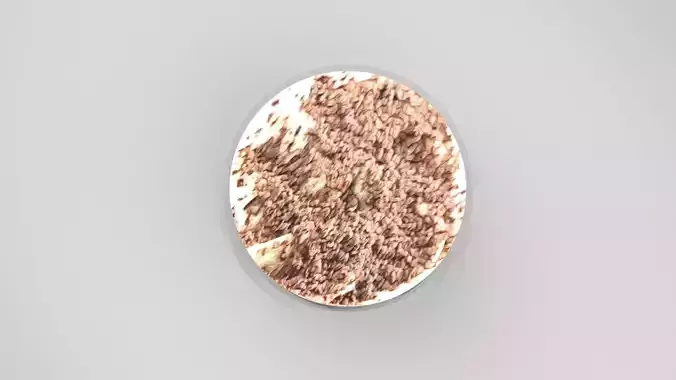 Tiramisu Mousse 3D model 2