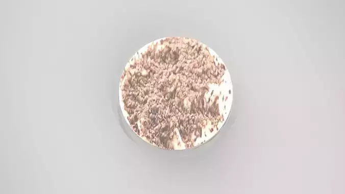 Tiramisu Mousse 3D model 7