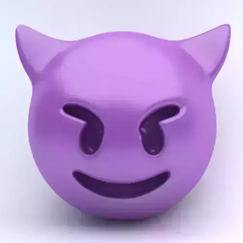Emoji DEMONs Low-poly 3D model