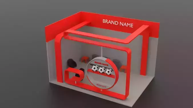 Futuristic  Exhibition Stand