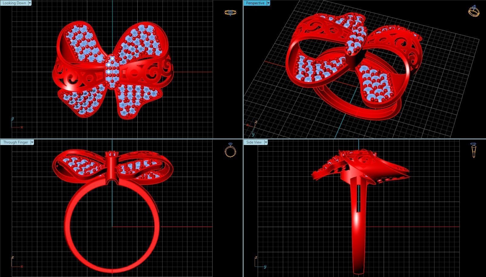 Ring T00064 3D print model_3