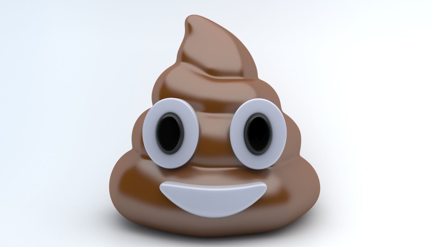 EMOJI POO Low-poly 3D model_1