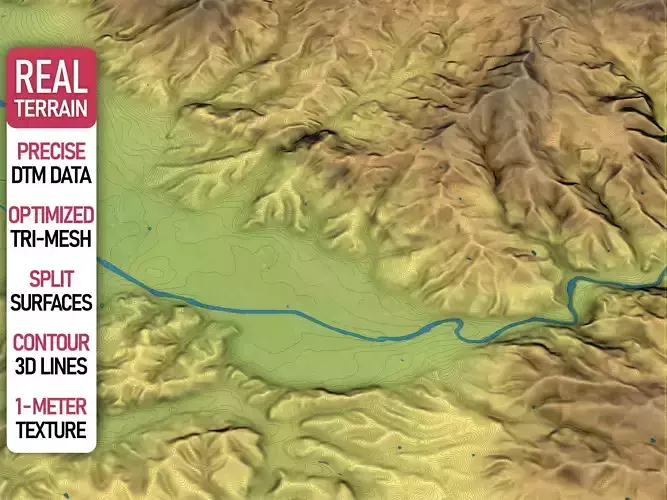 Florence - Firenze - Topography Terrain