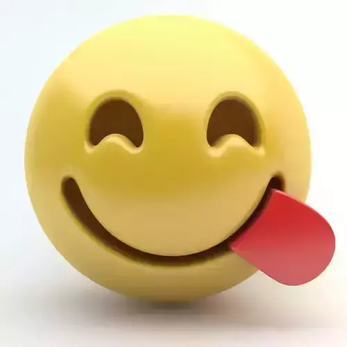 EMOJI YUM Low-poly 3D model