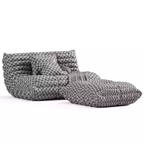 Togo Sofa By Michel Ducaroy For Ligne Roset 1973 Low-poly 3D model 7