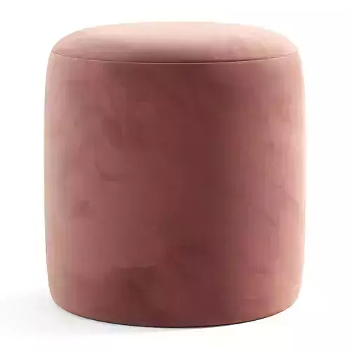 Orlando Upholstered Ottoman By Allmodern Low-poly 3D model 5
