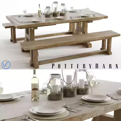 Pottery Barn Stafford Dining Set